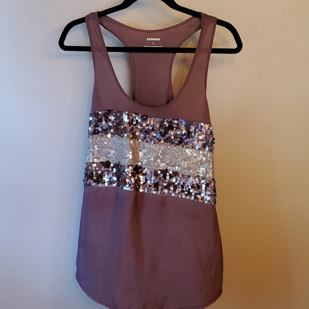 Express racer back tank top
